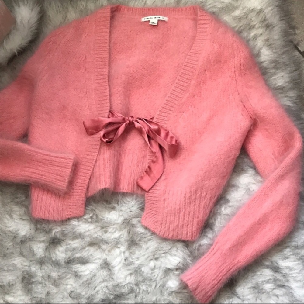Angora Banana Republic crop sweater